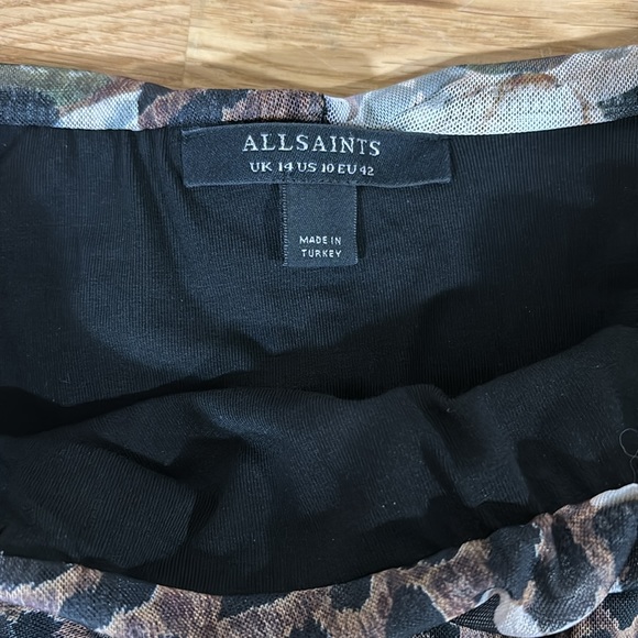 Like new ALLSAINTS elastic waist skirt - Picture 2 of 4
